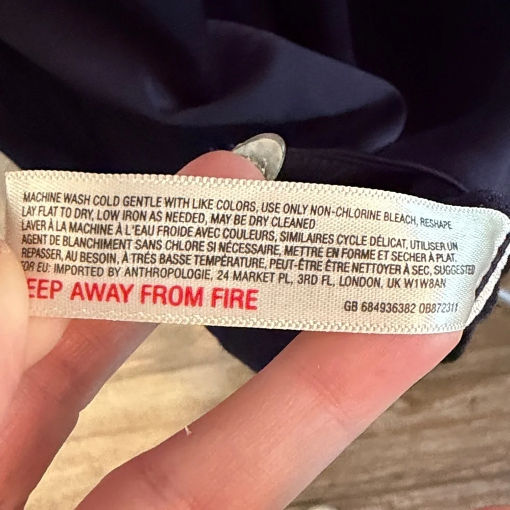 Anthropologie Saturday Sunday navy Carly dress - Picture 8 of 8